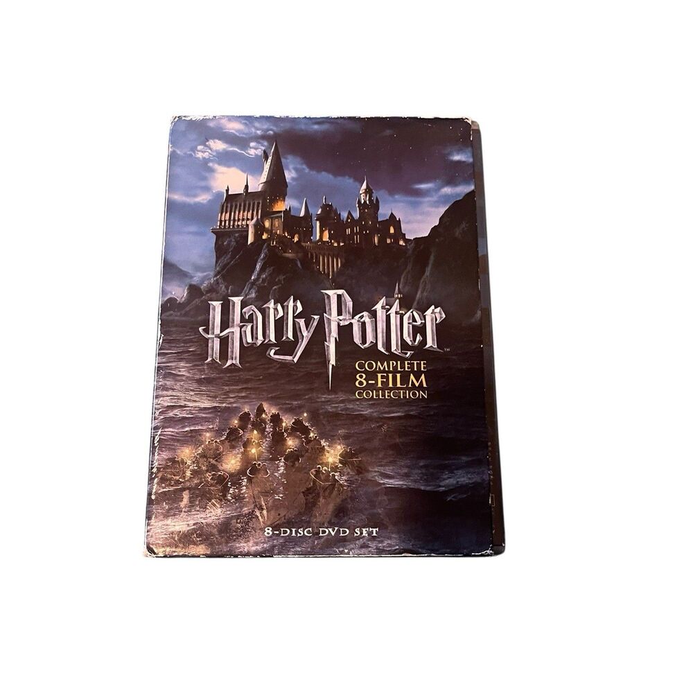 HARRY POTTER Complete 8 Film Movie Collection 8 DISC BOX SET W/ Slipcover DVD